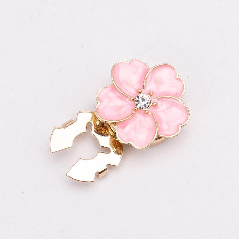 Декоративные запонки и пуговицы для воротника с цветными стразами