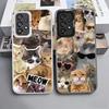 Чехлы для телефонов с мемами про плачущих кошек, ударопрочные, для Samsung A17 A16 A15 A14 A37 A57 A36 A56 A26 A35 A55 A25 A34 A54 A24 A13 A23