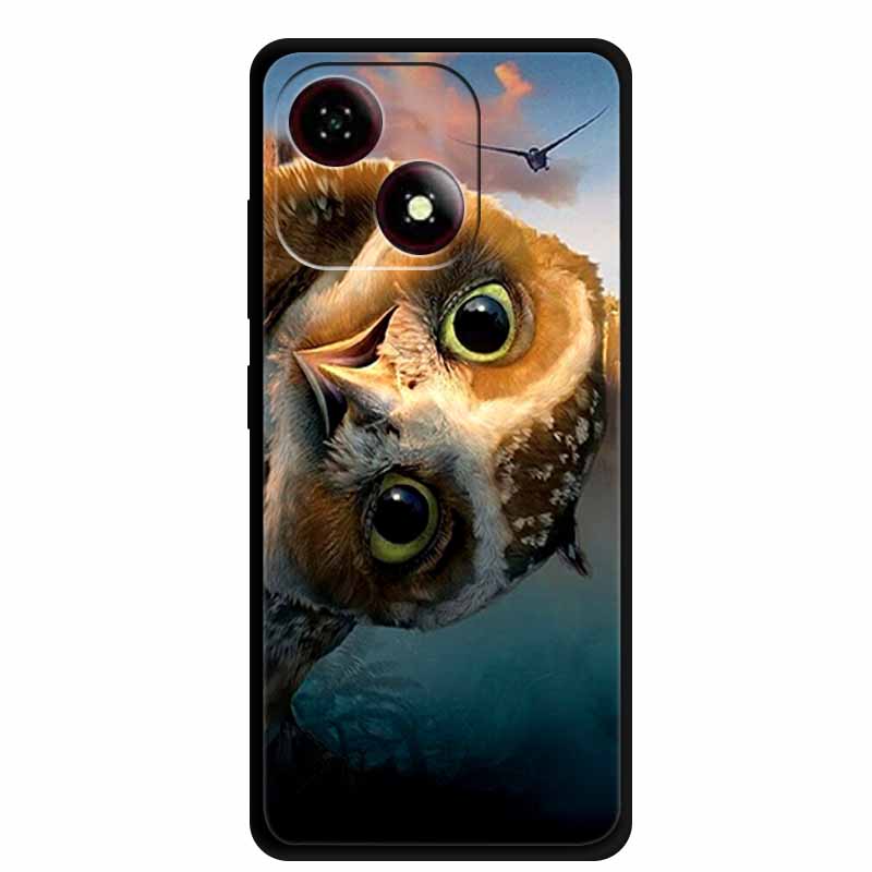 Чехол для ZTE Blade A35e Global Мягкий силиконовый чехол для телефона для ZTE Blade A35 E Пылезащитная задняя крышка Лунный Волк Coque для ZTE A35E