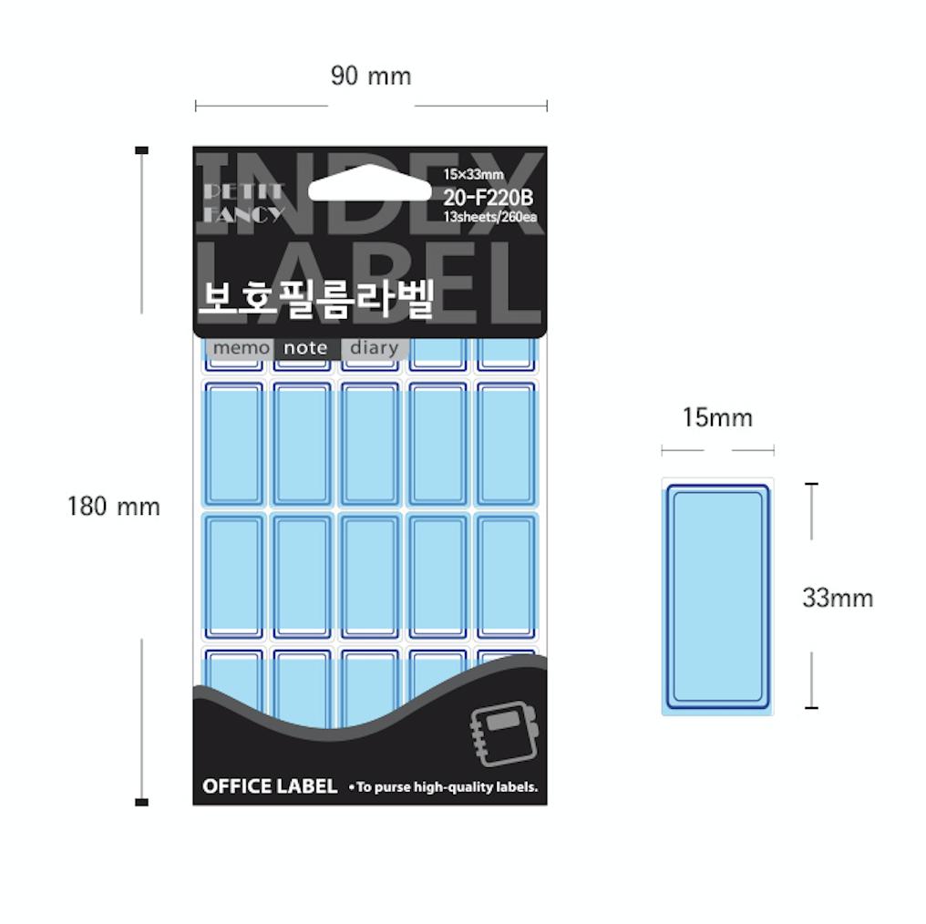 Petit Fancy Защитная пленка Наклейки с индексными этикетками (по 10 шт. каждая) Индексная этикетка / Этикетка категории / Офисная этикетка / Наклейки с метками / Инструменты для маркировки — 42 варианта