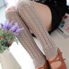 Winter Women Fashion Crochet Knitted Socks Leg Warmers Legging Boot Cover Sock Ladies