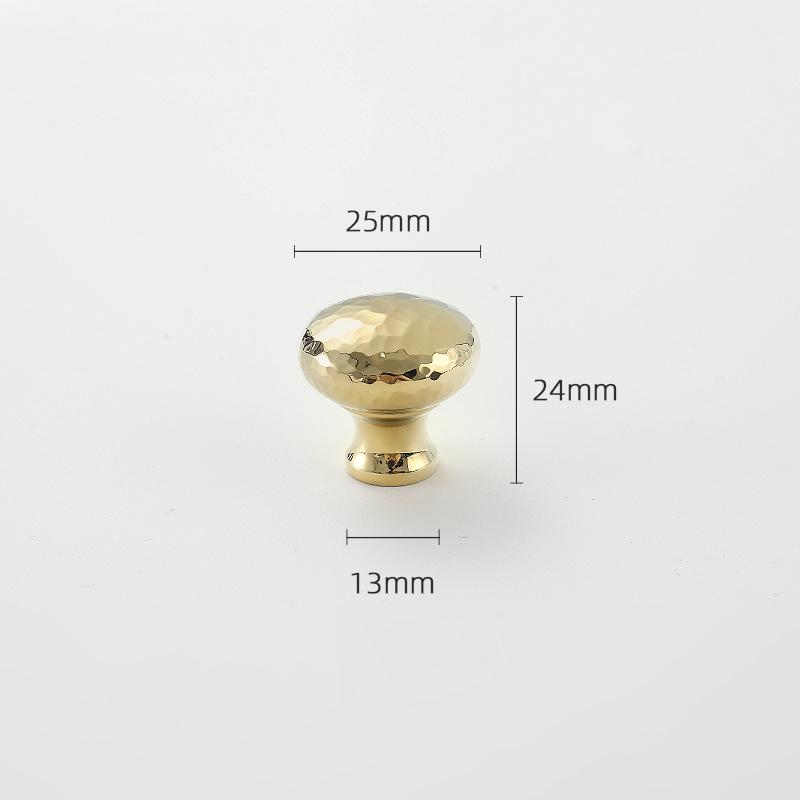 Brass Ball Furniture Pull Handles Hand-Forged Hammer Cabinet Handles Door Drawer Knob Kitchen Wardrobe Cupboard Pulls