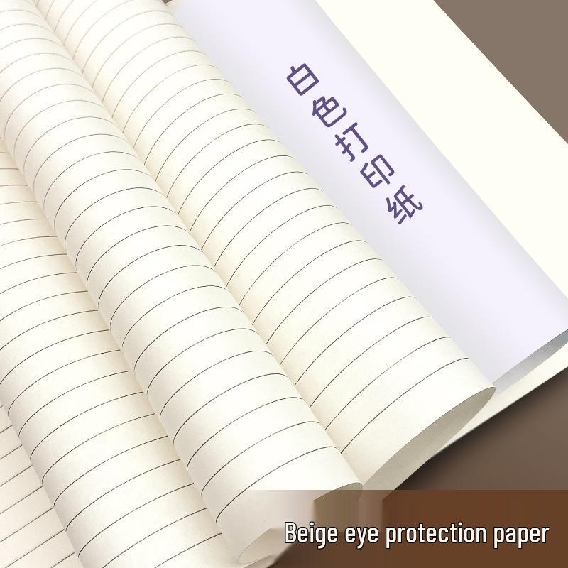 Блокнот А5 в мягкой обложке на крафтовой бумаге в линейку для студентов