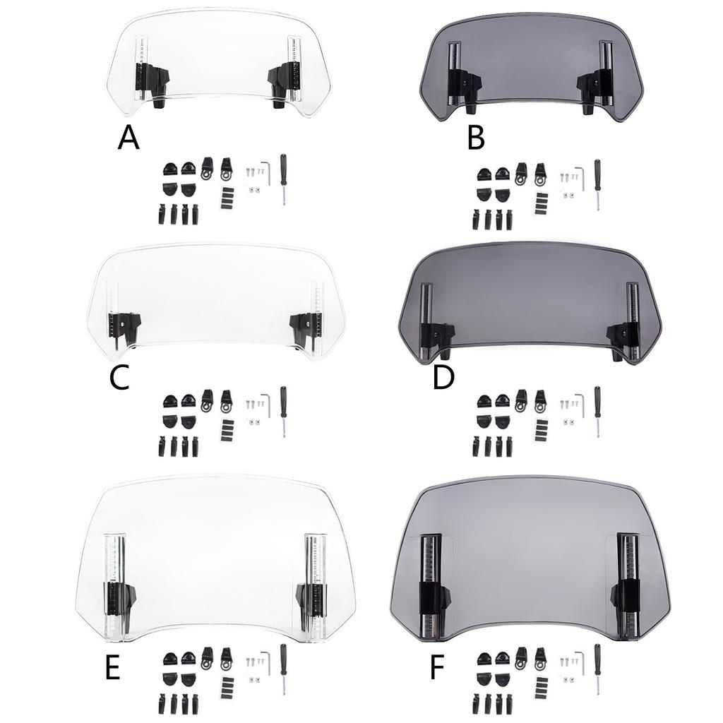 High Resistance Against Sand Motorcycles Windscreen Easy Carry Foldable Design for Commuters Tourers Outdoor Activities