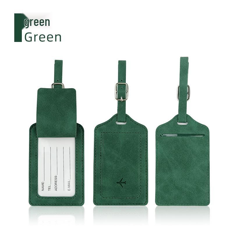 Набор: меняющий цвет держатель для паспорта из ПУ кожи и багажная бирка с RFID-защитой