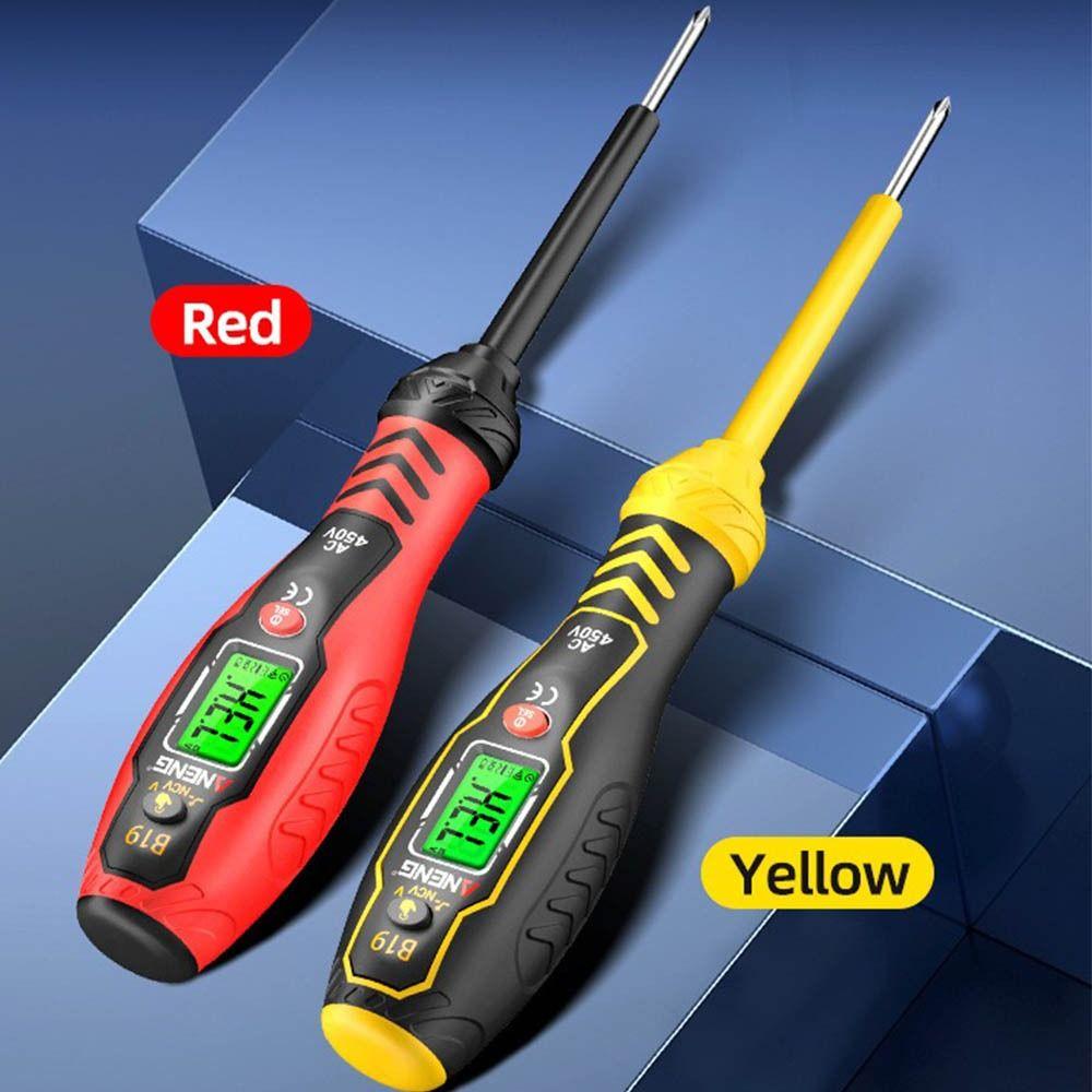 Buzzer Alarm Voltage Detector Pen Color Light Display Breakpoint Finder  Electrician Tool