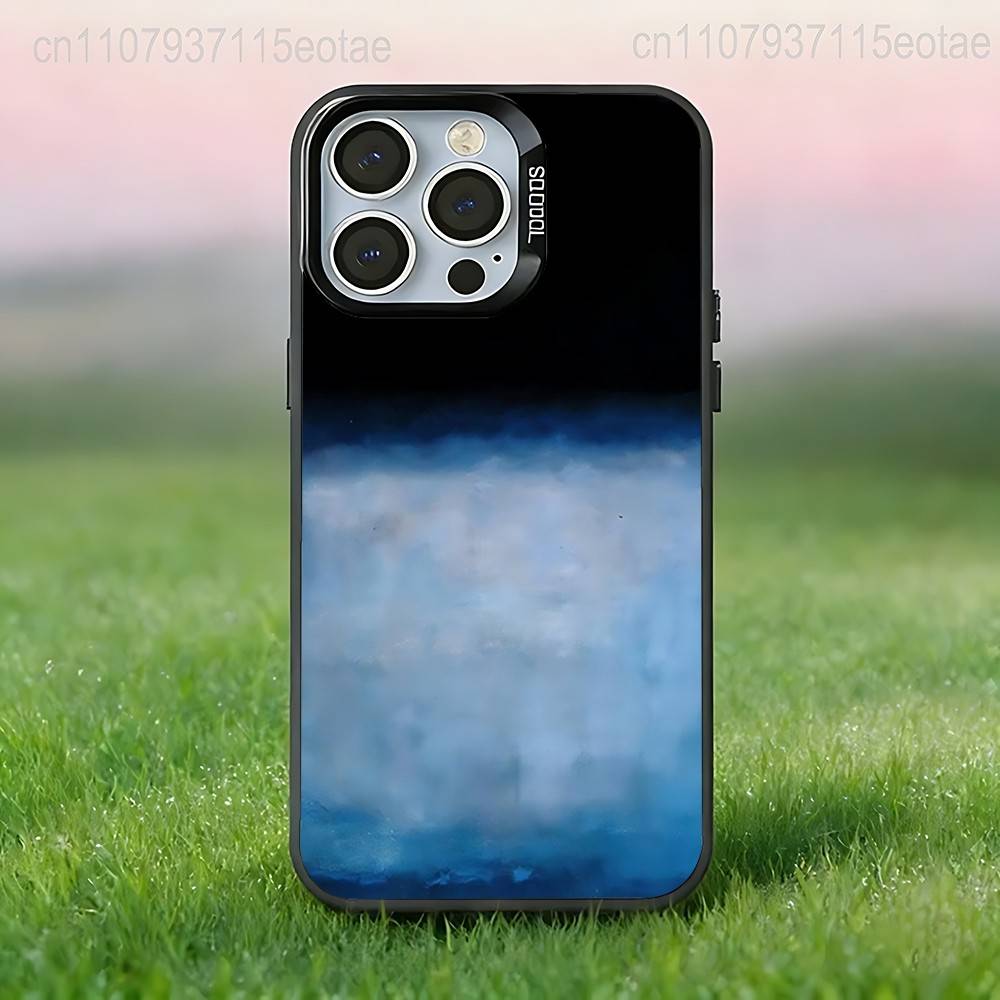 Mark R-Rothko Art  Phone Case For iPhone 17,16,15,14,13,12,11,Pro,Max,Plus,E,Air,Mini Black IMD Cover