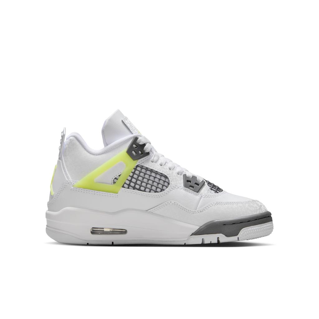 Jordan Детские баскетбольные кроссовки Air Jordan 4 Low White Унисекс HJ5990-100