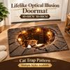 Lifelike Optical Illusion Doormat Non-slip Bedroom Door Rug Practical Bathroom Carpet  Home Decor