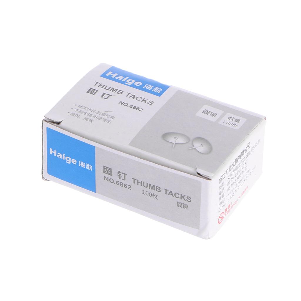 80 шт. многофункциональных плоских канцелярских кнопок для больших пальцев, серебряные стальные кнопки для фотографий, настенных карт, пробковых досок объявлений