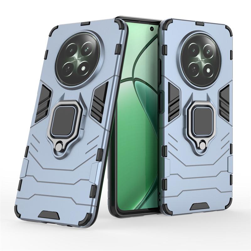 Phone Case For OPPO Realme 12X Cover Realme 12X Capas Shockproof Phone Bumper Holder Ring Magnetic Armor Case Realme 12X Fundas