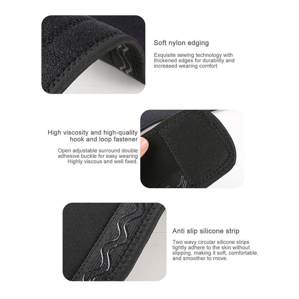 1 шт. Регулируемые наколенники, гетры, женские, мужские, для фитнеса, бега, эластичные, компрессионные, защита бедра, рукав для верхней части ноги, поддержка