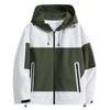 Мужские и женские осенние и зимние тонкие куртки с капюшоном, молодежная одежда контрастных цветов, ветрозащитные куртки для кемпинга на открытом воздухе, мужские