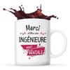 Mug - Thank You Brilliant Engineer - Ceramic - 325 Ml - Dishwasher and Microwave