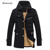 Men's Winter Jacket Windbreaker Military Army Waterproof Men Long Thick Fleece Warm Trench Jacket Coats