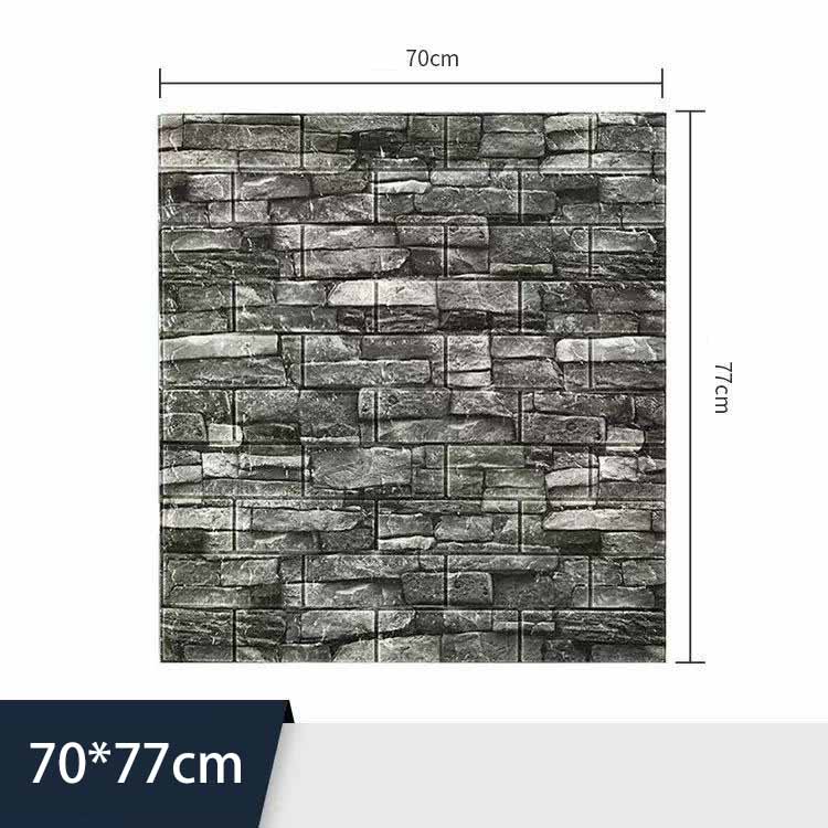 70*77см 3D Водонепроницаемые Самоклеящиеся Очень Толстые XPE Пена Обои Под Ретро Кирпич Антивандальные Декор для Гостиной Спальни Детской Комнаты