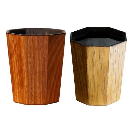 Виски Grail Mash Bill Деревянная чашка для мужчин Чашка для бурбона из обугленного дуба Уникальный аксессуар для напитков в стиле бочки Подарки для любителей бурбона