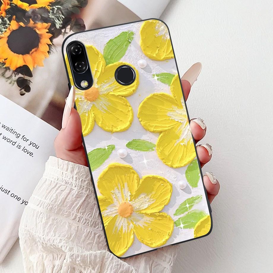 Luxury Matte Silicone Soft Case For ASUS ZENFONE 5 8 3 ZE620KL ZE520KL ZB602KL ZB601KL ZS590KL Capa Flower Loving Heart Funda
