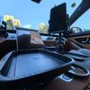 Вращающийся на 360° автомобильный столик с подстаканником - Многофункциональный обеденный столик и держатель для телефона для автомобиля