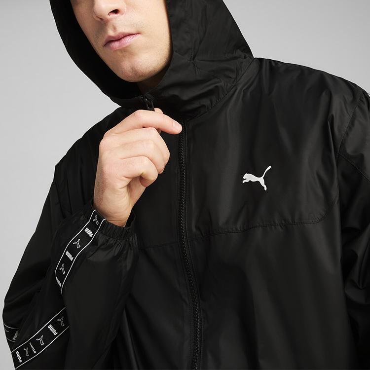 Новая куртка PUMA WINDBREAKERTAPE ESS Мужская Черная 687545-01