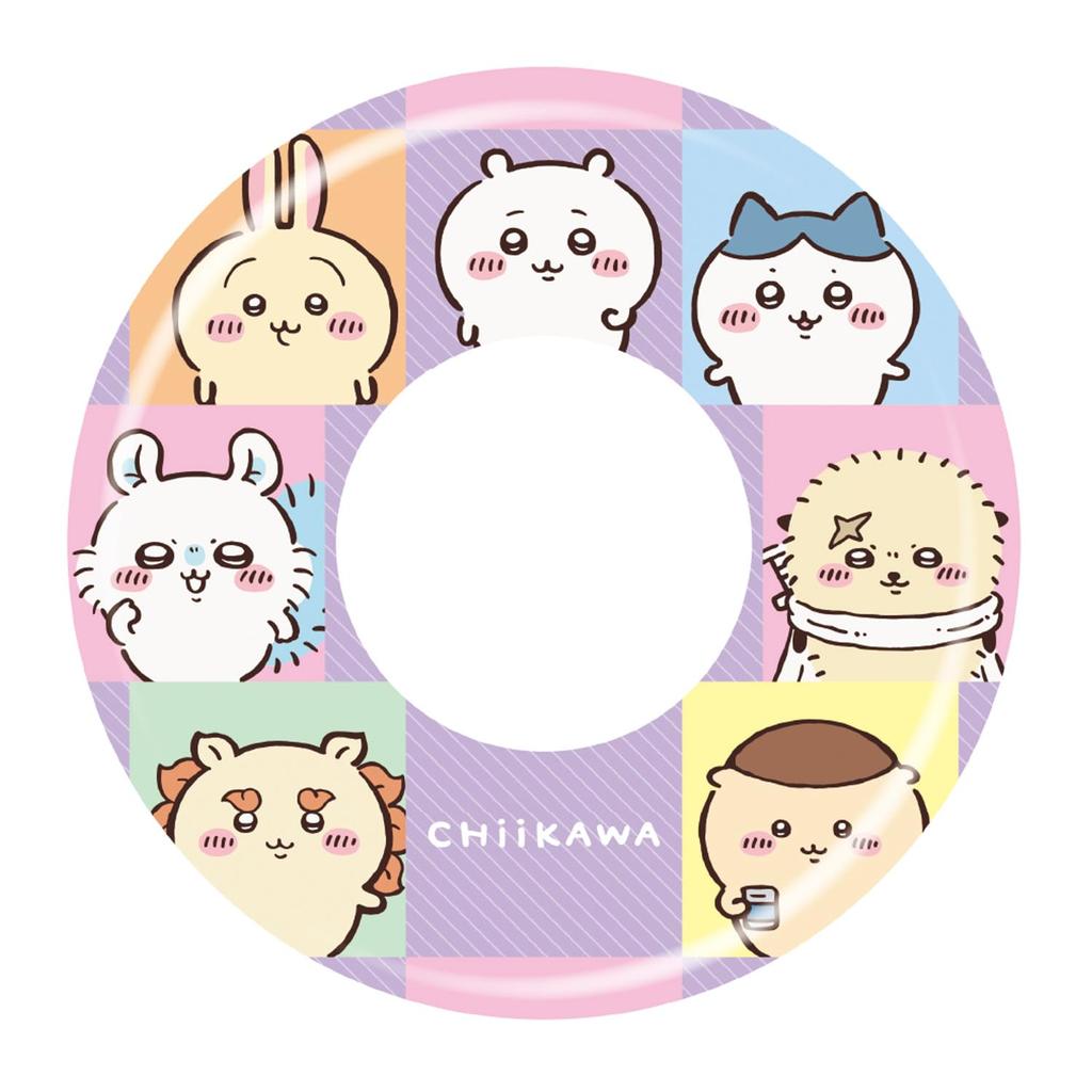 Maruka Chiikawa 70cm Inflatable Ring for Water and Beach Use Play, Pool, (Item No. 177801)