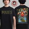 Pixies Европа и Великобритания Тур 2026 Постер с мерчем Пламенеющие розы Арт с датами Футболка