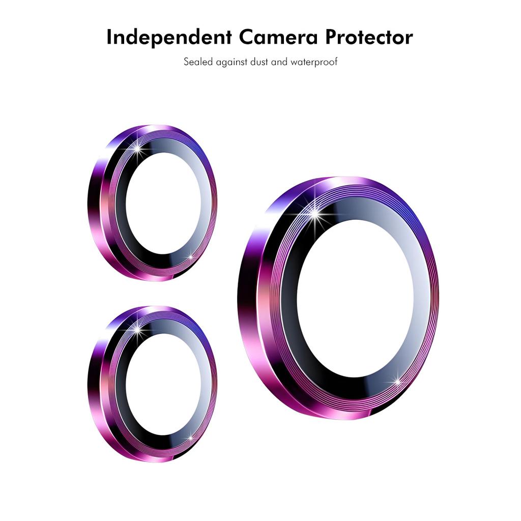 ENKAY HAT PRINCE 1Set For Xiaomi Mix Flip 5G Camera Lens Protector Metal Ring Lens Film