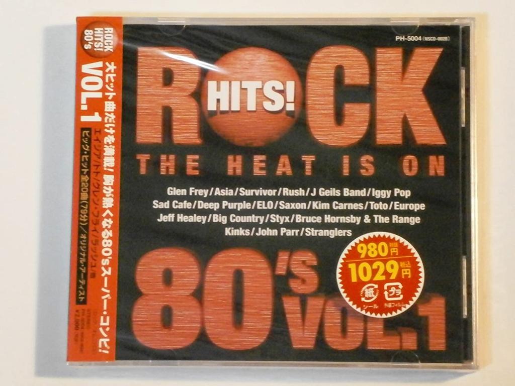 CD ASIA / TOTO / GLENN FREY / RUSH ETC - Rock Hits 80's Vol. 1 PH5004 Japan Music Others Used