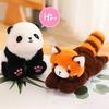 Милая панда, енот, лев, собака, кролик, обезьяна, тигр, плюшевая кукла, браслет, серия, плюшевая игрушка
