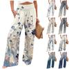 Women's Casual Pants Loose Soft Solid Color  Wide Leg Long Pants High Waist Straight Leg Pants