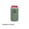 STANLEY Стакан-холодильник Everyday Can Cooler Cup 0,29 л, зеленый, с трубочкой, с вакуумной изоляцией, емкостью 350 мл, нержавеющая сталь, сохраняет банки теплыми и прохладными (Настоящая Япония)