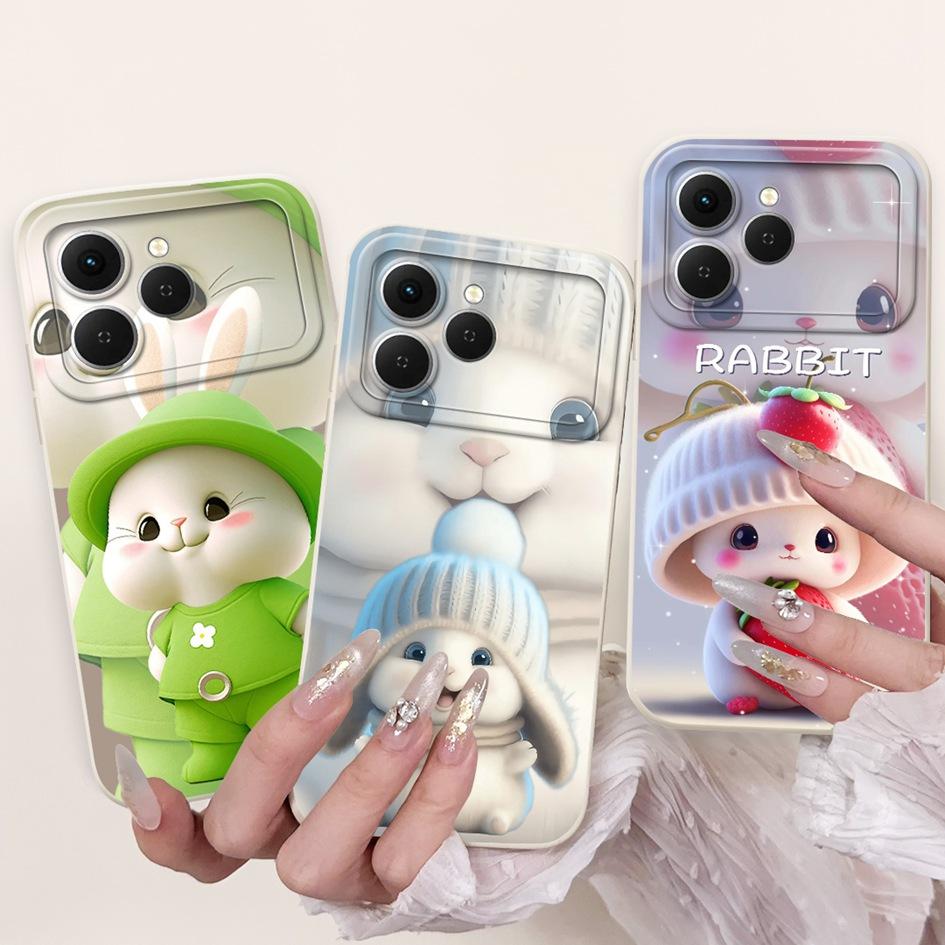Чехол для Tecno Spark 40 Популярный мультяшный Космический Мягкий силикон Защита камеры Чехол для телефона Для Tecno Spark 40C Spark40 4G Корпус