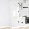 VidaXL Kitchen Cabinet Porto Glossy White Engineered Wood 854109
