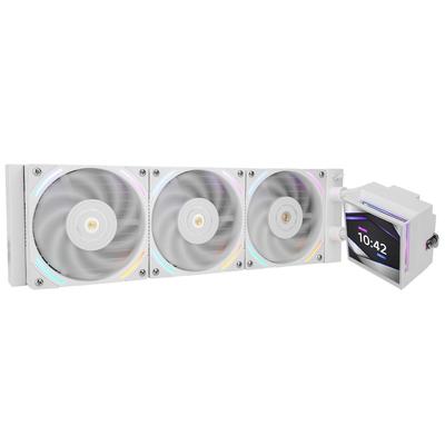 Thermalright Hyper Vision 360 UB ARGB White AIO CPU Liquid для магнитной адсорбции LCD для разрешения 480x480 Magnetic Panel Screen White Cooler,