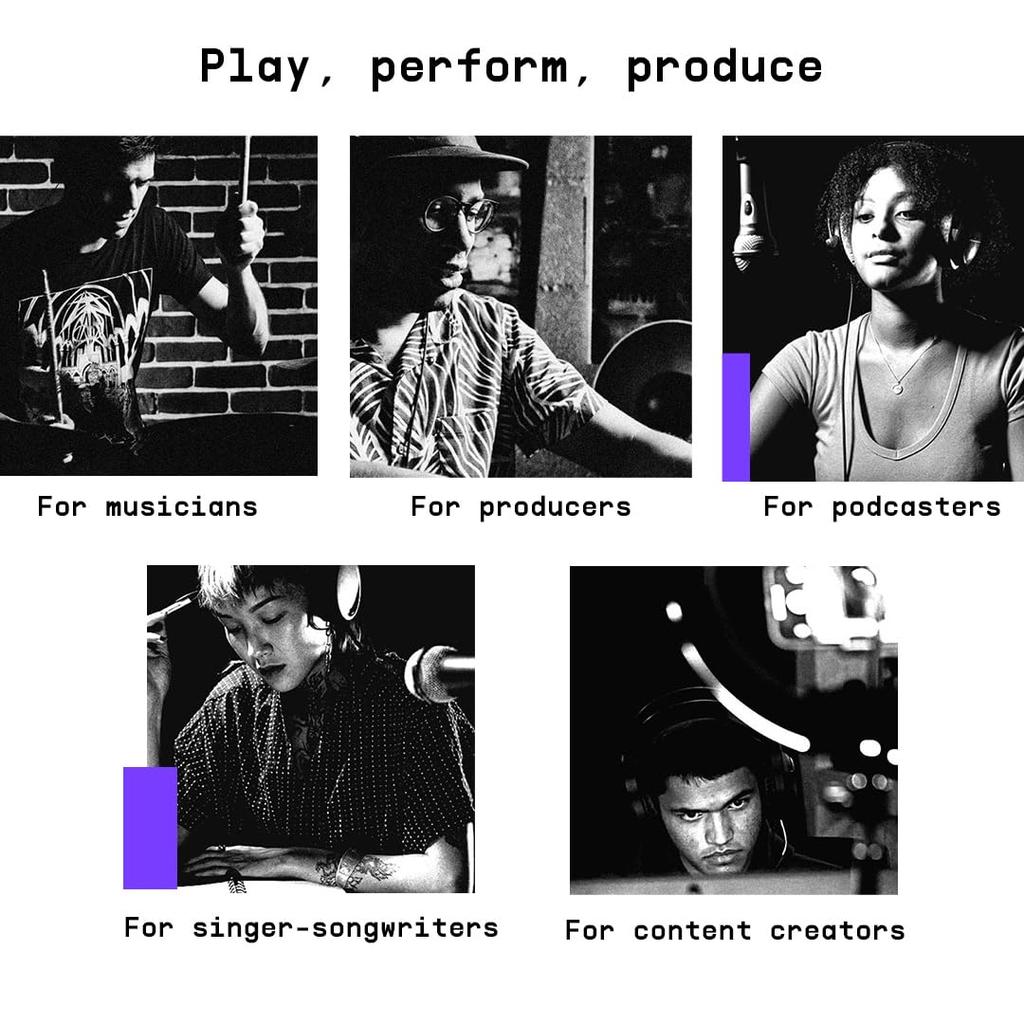 Arturia MiniFuse 4 Компактный USB-аудио-MIDI-интерфейс с креативным программным обеспечением для подкастинга и гитары Black - - и записи, производства, -