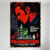 Винтажный Постер Фильма Франкенштейн Металлическая Жестяная Вывеска Красная Готическая Sci-Fi Хоррор Арт Настенный Декор для Мужской Комнаты Домашнего Бара Кафе Декорация
