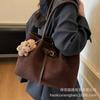 Ретро сумка женская большой вместимости 2025 новая осенне-зимняя универсальная на плечо подмышку повседневная рабочая сумка-тоут для поездок