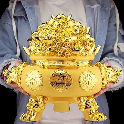 Смоляное Сокровище для Сбора Богатства Горшок Украшение Гостиная Домашнее Украшение Копилка Украшение Домашний Декор