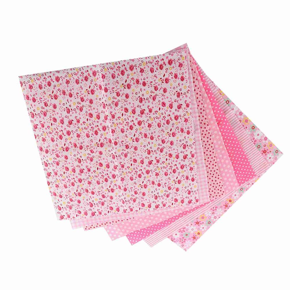 7Pcs Pure cotton material Cotton Fabric 50*50cm square size Patchwork Cloth DIY patchwork