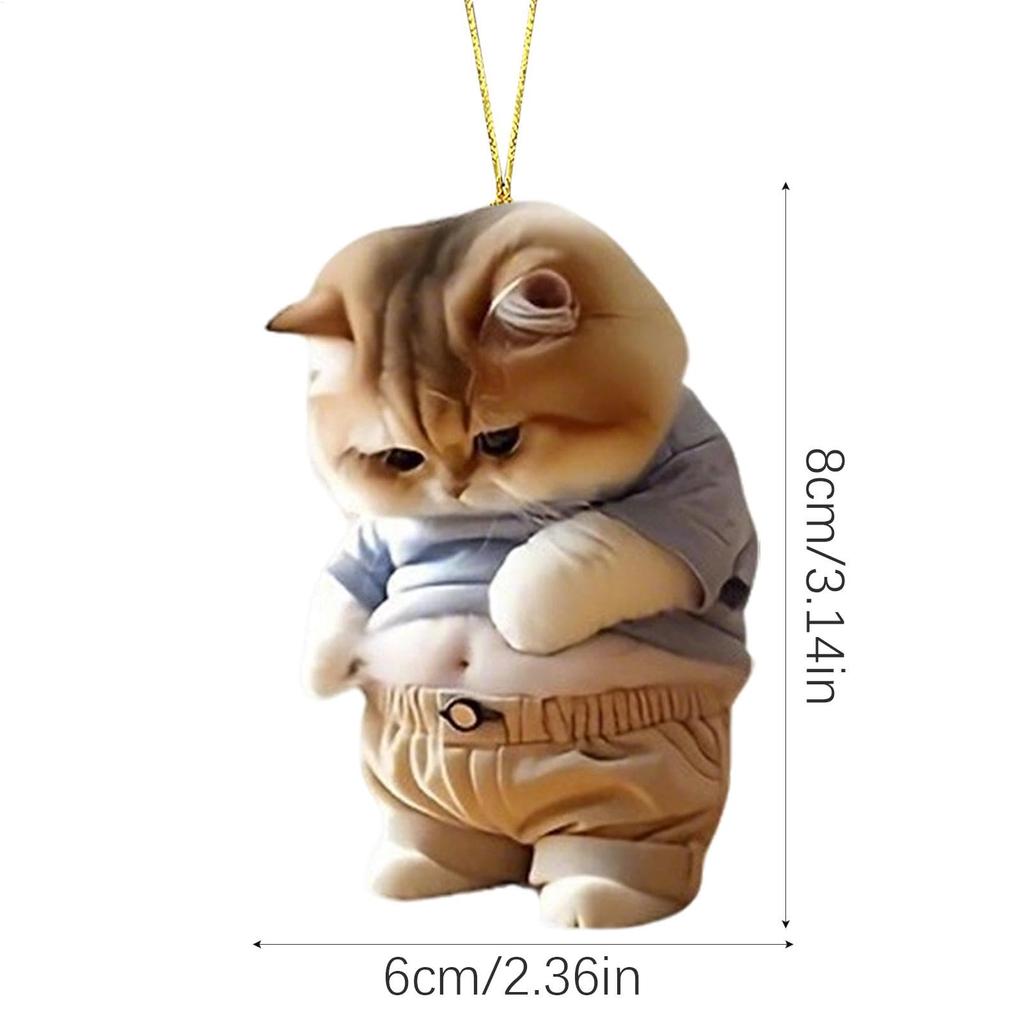 Брелок «Пухлый пес» - Фигурка на приборную панель | Автомобильные украшения в виде животных - Подвесной декор для автомобиля