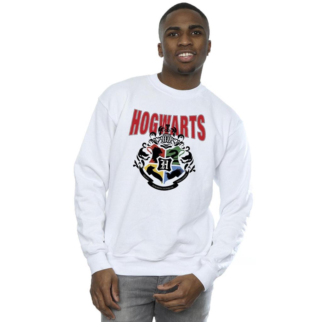 Harry Potter Mens Hogwarts Emblem Sweatshirt