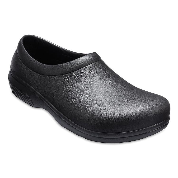 Crocs На работе Скользкие Рабочие Слипоны Черные 205073-001