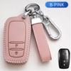 Soft Leather Car Remote Key Case Cover for Toyota RAV4 Crown Hilux Fortuner Camry Land Cruiser Prado Protect Shell Fob Accessories