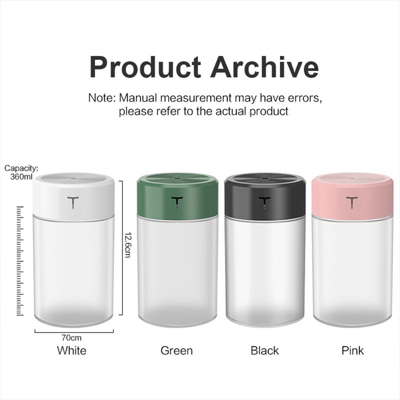 Портативный увлажнитель воздуха, ультразвуковой двойной распылитель, диффузор для ароматерапии, мини-распылитель, USB-увлажнитель эфирного масла