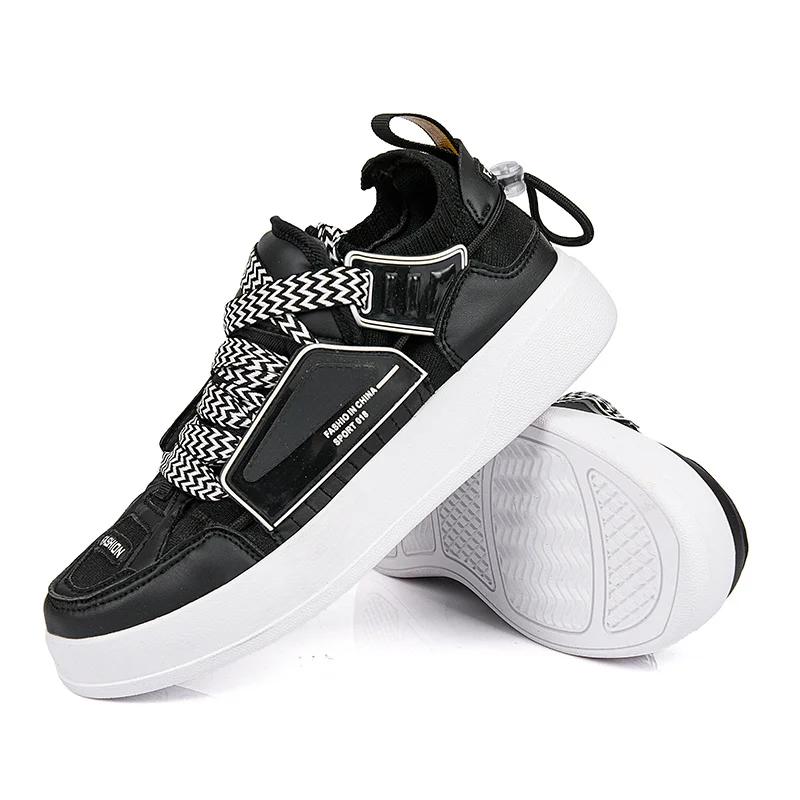 Harajuku Style Fashion Green Casual Sneakers for Men Дышащие кроссовки на платформе Мужские плоские дизайнерские кроссовки для мужчин basket homme