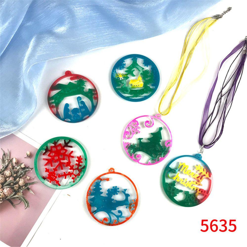 Cake Tools Candy Chocolate Silicone Moulds Christmas Ball Mold Jewelry Making Tool Keychain Molds