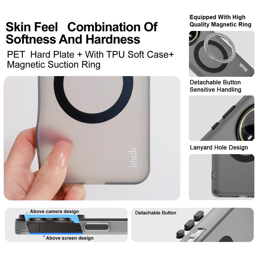 For Moto G56 5G Phone Case IMAK Chocolate Magnetic Case