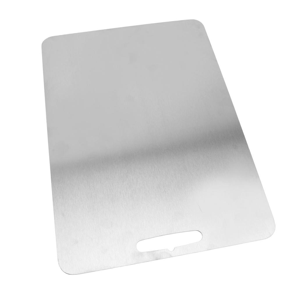 Ti Metal Cutting Board Thickened Chopping Board for Vegetables Fruits Bread Dough Kitchen Cooking