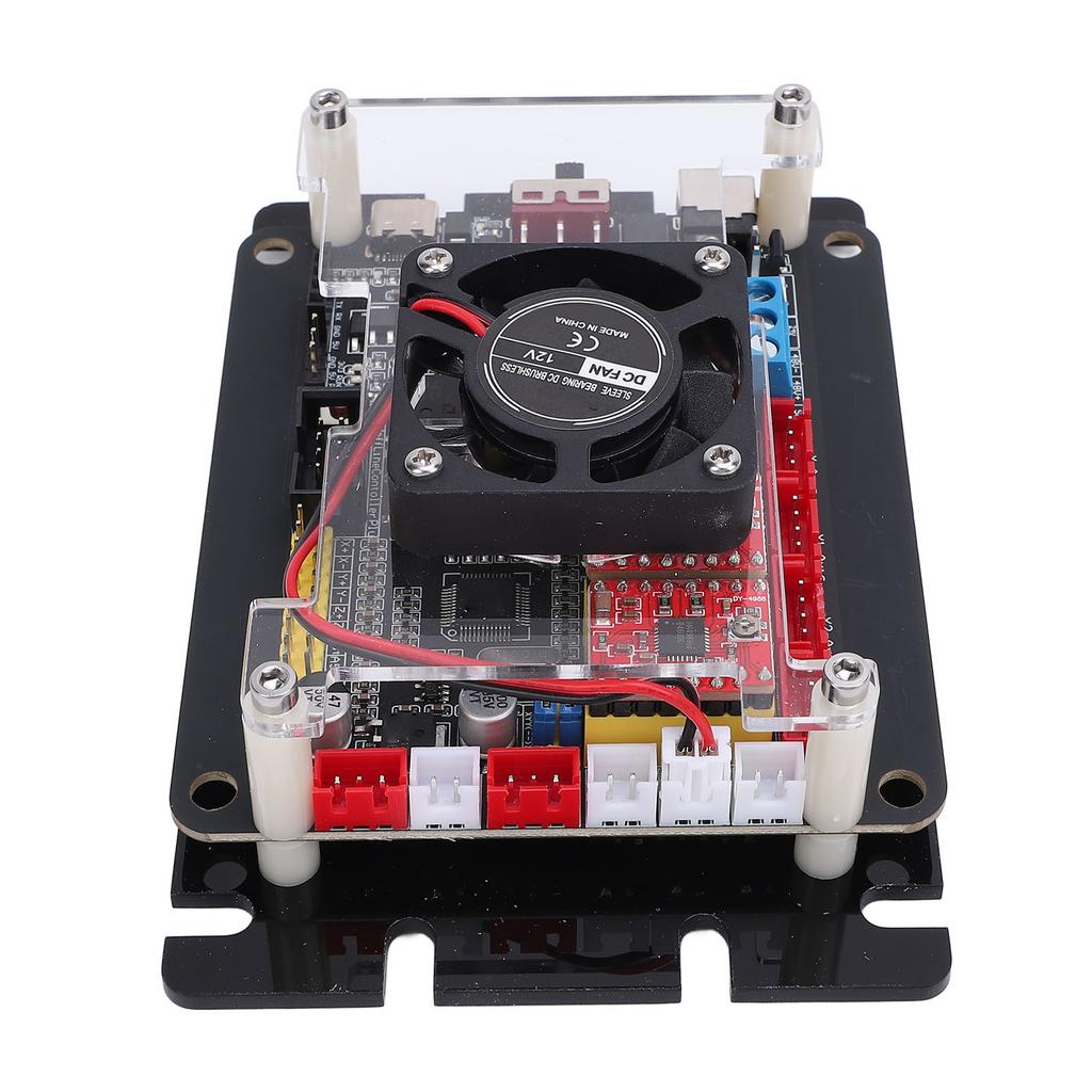 Плата управления гравировальным станком с ЧПУ с охлаждающим вентилятором 2 оси 3 оси 32-битная плата контроллера GRBL