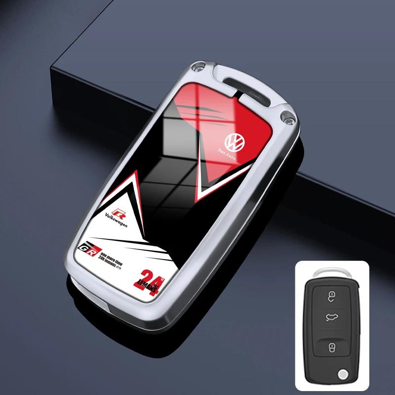 Для VW Новый 3 Кнопки ПК Бесключевой Чехол Автомобильный Складной Чехол для Ключа Для VW Volkswagen Polo Tiguan Passat B5 B6 B7 Golf 4 5 6 MK6 Jetta